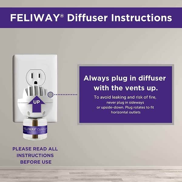 Feliway Optimum Enhanced Calming 30 Day Diffuser for Cats - Image 6