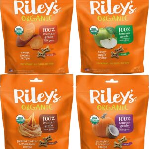 Riley's Organic Small Bone Dog Treats Variety Pack 5 oz