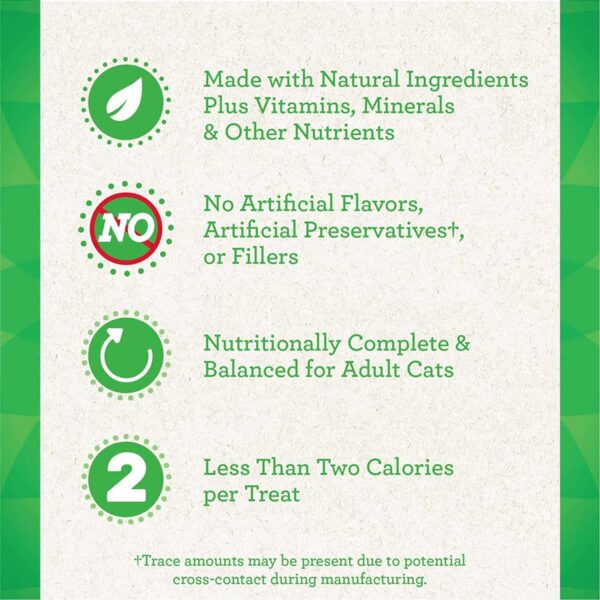 Greenies Smartbites Healthy Indoor Natural Treats for Cats, Tuna Flavor, 16 oz. Tub - Image 3