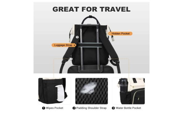 Back of LoveLook Laptop Bag